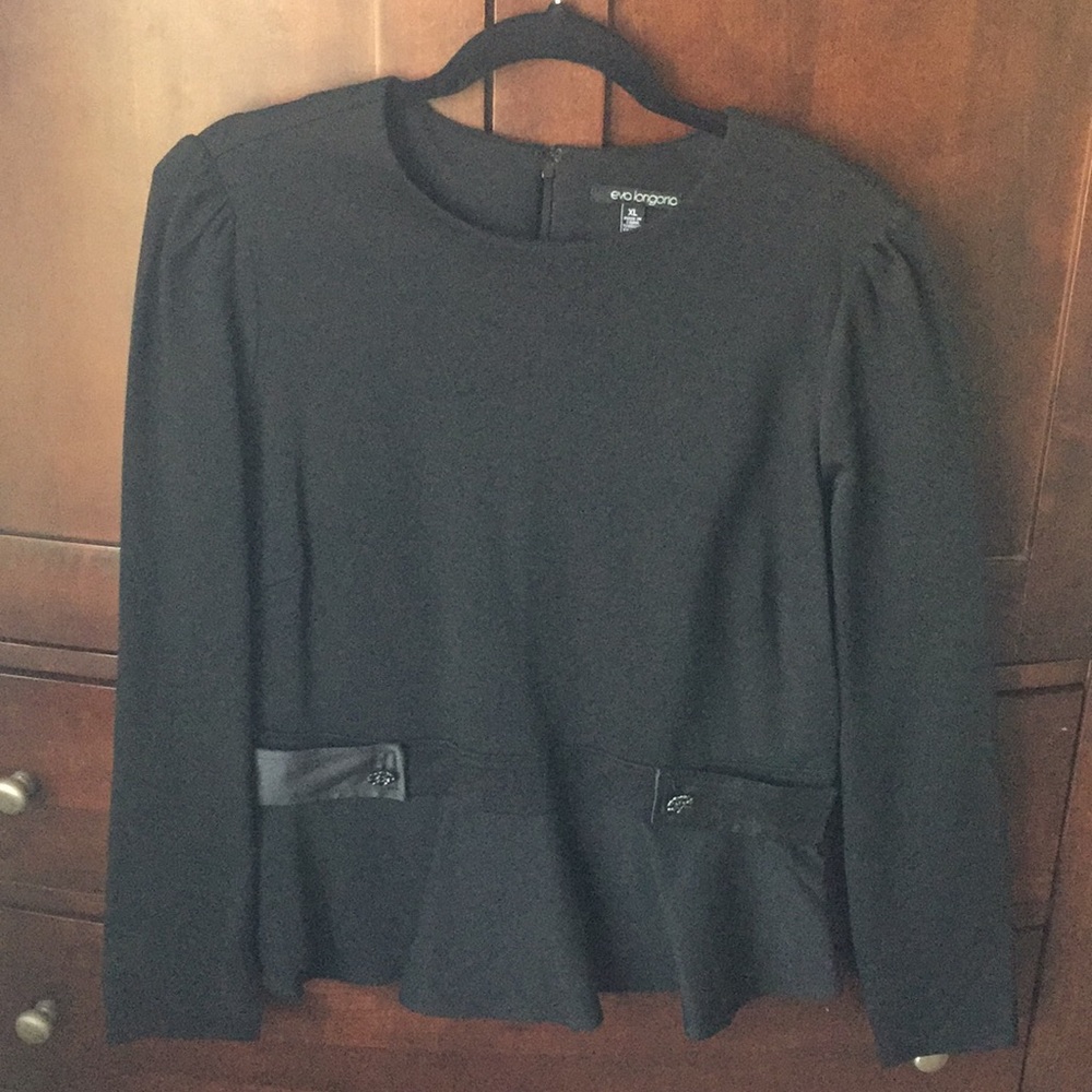 Eva Longoria Peplum Blouse - Brand New!